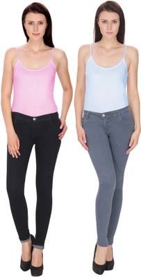 NJ's Slim Women's Black, Grey Jeans