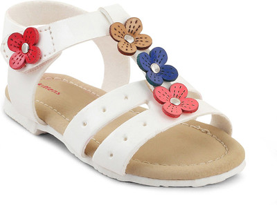 

KITTENS Girls Sling Back Strappy Sandals(White