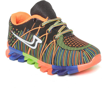

Extavo Boys Lace Running Shoes(Orange
