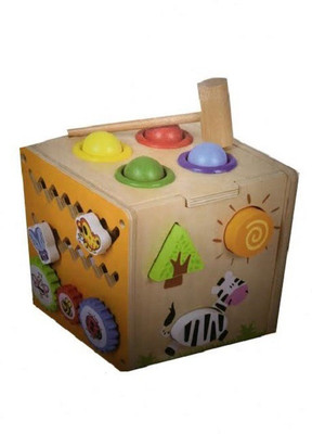 

WE-BLINK Multifunction intelligent box is 5 sided - Knock the ball with hammer(Multicolor)