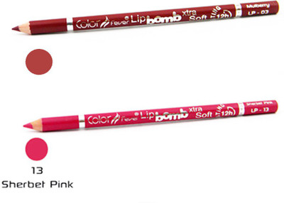 

Color Fever Maroon,Sherbet Pink Color Lip Liner(Multicolor,)