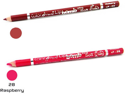 

Color Fever Brown,Romentic Pink Color Lip Liner(Multicolor,)
