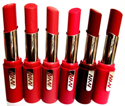 

NYN New Fashion Color Lipstick Pack of 6 B(Multicolor, 4.2 ml)