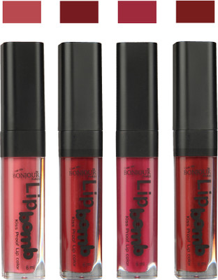 

Bonjour Paris Matte Lipstick(Nute-Mauve-Wine-Brown, 24 ml)