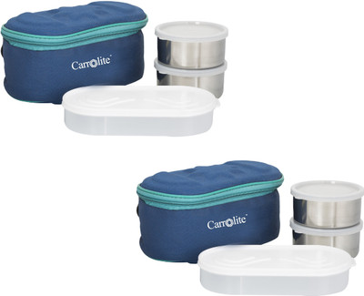 

Carrolite Combo Legend C_15 6 Containers Lunch Box(1300 ml), Blue