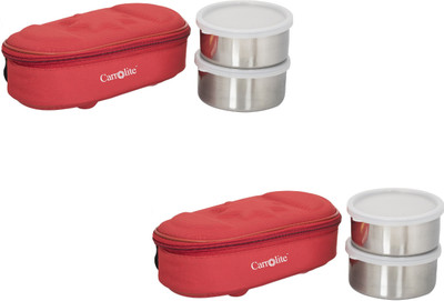

Carrolite Combo Legend C_13 4 Containers Lunch Box(800 ml), Red