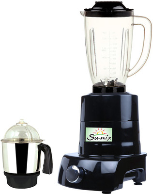 

Su-Mix MA ABS Body MGJ WOF 2017-90 750 W Juicer Mixer Grinder(Black, 2 Jars)
