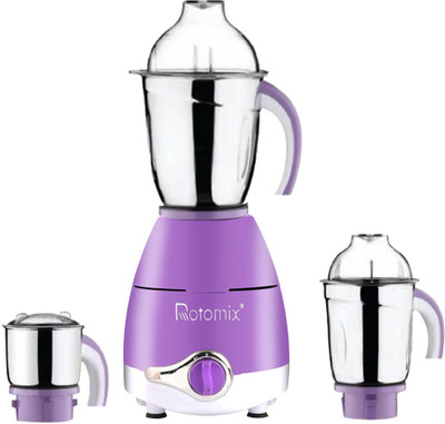 

Rotomix ABS Plastic LPMA17_12 600 W Mixer Grinder(Lavander, 3 Jars)