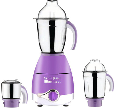 

SilentPowerSunmeet ABS Plastic LPMA17_65 750 W Mixer Grinder(Lavander, 3 Jars)