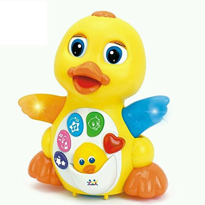 

Mayatra's Latest Educational Musical Dancing Duck Toy With Flashing Lights(Yellow)