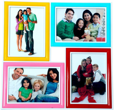 

Archies Frames Generic Photo Frame(Multicolor, 4 Photos)