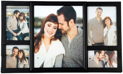 

Shree Shyam Crafts Generic Photo Frame(Black, 5 Photos)