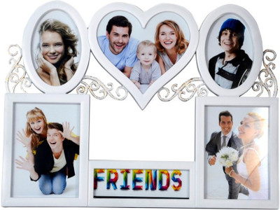 

Archies Frames Generic Photo Frame(White, 5 Photos)