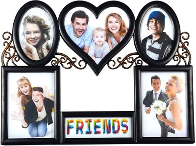 

Archies Frames Generic Photo Frame(Black, 5 Photos)