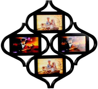

Shree Shyam Crafts Generic Photo Frame(Black, 4 Photos)