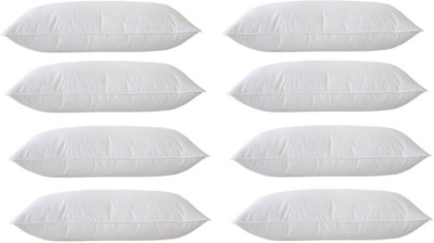 Styletex Polyester Fibre Solid Sleeping Pillow Pack of 8(White)