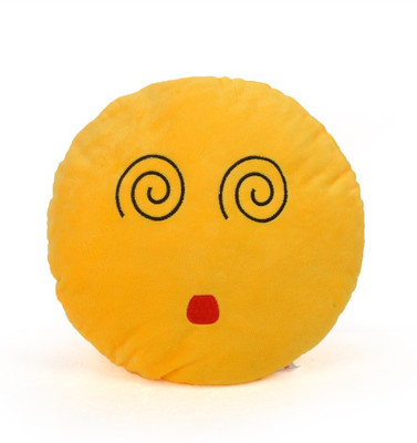 

Cortina Smiley Decorative Cushion Pack of 1(Yellow)