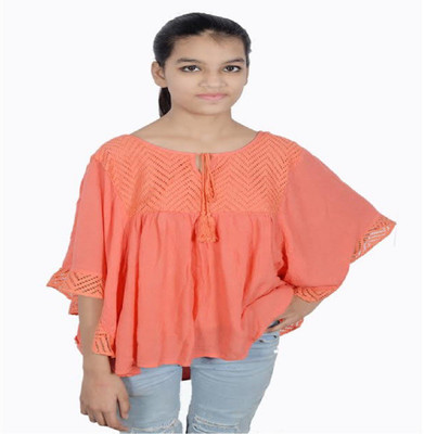 

StyleAVA RAYON Poncho, Orange