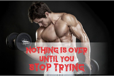 

Gym posters big size Paper Print(23 inch X 18 inch, Rolled)