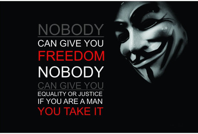 

Original Quotes Decorative Anonymous Poster Paper Print(23 inch X 18 inch, Rolled)