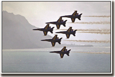 

6 blue us navy planes Fine Art Paper Print Poster ON FINE ART PAPER HD QUALITY WALLPAPER POSTER Fine Art Print(19 inch X 13 inch, Rolled)
