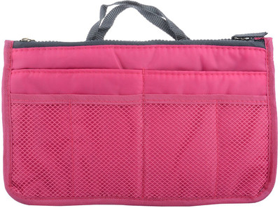 

Bagaholics Multipurpose Cosmetic Makeup Multi utility Pouch Travel Toiletry Kit Pouch(Pink)