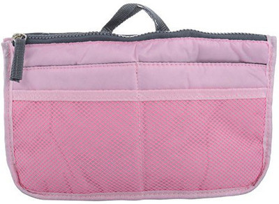 

Bagaholics Multipurpose Cosmetic Makeup Multi utility Pouch Travel Toiletry Kit Pouch(Pink)