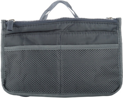 

Bagaholics Multipurpose Cosmetic Makeup Multi utility Pouch Travel Toiletry Kit Pouch(Grey)