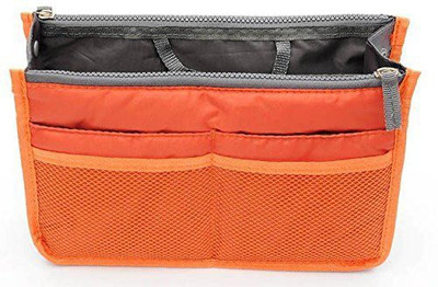 

Bagaholics Multipurpose Cosmetic Makeup Multi utility Pouch Travel Toiletry Kit Pouch(Orange)