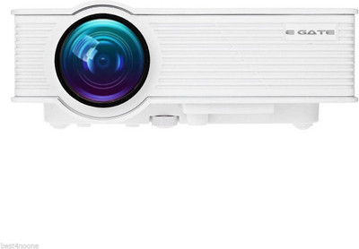 

Egate egate i9 1500 LUMENS Projector Home Cinema Theater HDMI USB HD Portable Projector Portable Projector(White)