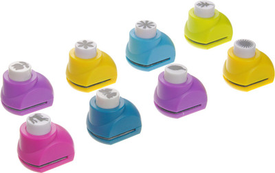 Neo Gold Leaf Punches & Punching Machines(Set Of 8, Multicolor)