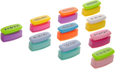 

Neo Gold Leaf Punches & Punching Machines(Set Of 10, Multicolor)