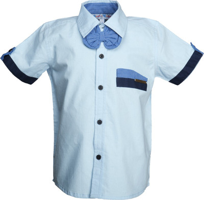 

Beanie Bugs Boys Solid Casual Light Blue Shirt
