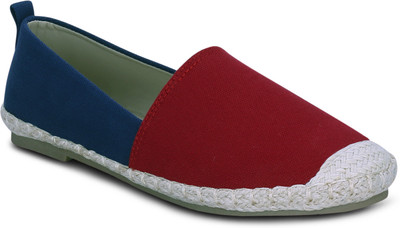 

Get Glamr Lina Colour Block Espadrilles Espadrilles For Women(Red, Blue