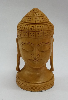 

TejasCrafts Decorative Showpiece - 10 cm(Wooden, Brown)