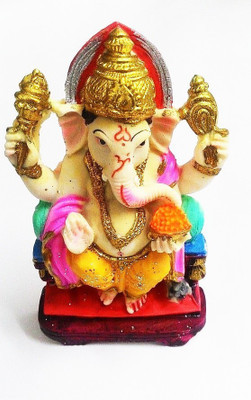 

laps of luxury Polystone God Idol Decorative Showpiece - 10 cm(Stoneware, Multicolor)