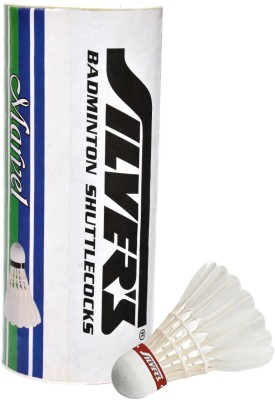 

Silver's Marvel Feather Shuttle - White(Medium, 77, Pack of 3)