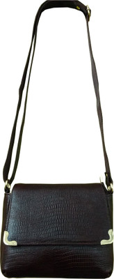 

Tan Ritcher Girls Formal Brown Genuine Leather Sling Bag