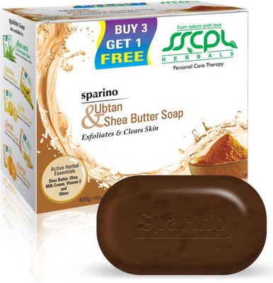 

SSCPL Herbals Ubtan & Shea Butter Soap(400 g, Pack of 4)