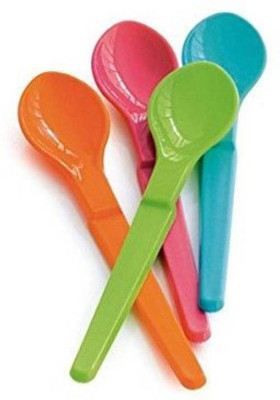 

Tupperware dessert spoon Plastic Dessert Spoon Set(Pack of 4)