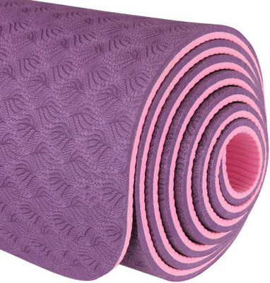 

Neo Gold Leaf Eco Friendlt Tpe Yogamat 02 Multicolor 6 mm Yoga Mat, Gray;lightpink