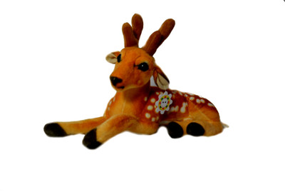 

Spot Dealz SDLS14 Sitting Deer Soft Toy - 13 cm(Multicolor)