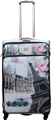 

Moladz ROSEPINK MULTICOLOR " Expandable Check-in Luggage -  inch(Multicolor