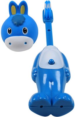 

Ole Baby The collectors edition of bounce up funny horse headed kids push button Extra Soft Toothbrush