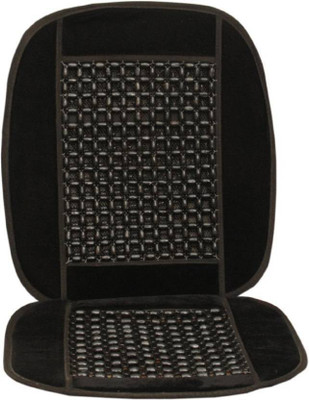

Gking Velvet, Wooden Bead Seating Pad For Chevrolet Captiva(Front Seats Black)