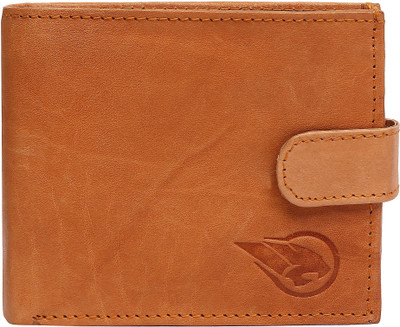 

RUGE Men Brown Genuine Leather Wallet(8 Card Slots)