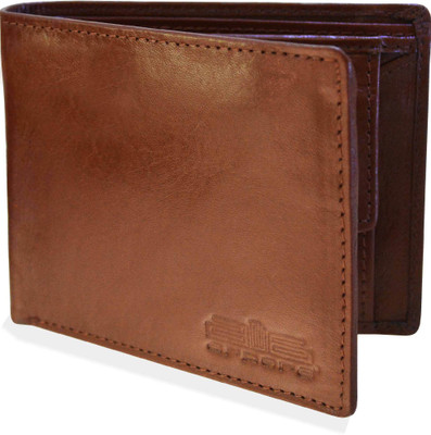 

Arpera Men Tan Genuine Leather Wallet(4 Card Slots)