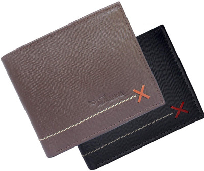 

Tamanna Men Black, Brown Genuine Leather Wallet(7 Card Slots)
