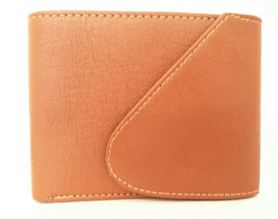 

LookFirst Men Brown Artificial Leather Wallet(3 Card Slots), Bwown-01