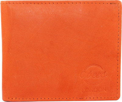 

Vbee's London Women Orange Genuine Leather Wallet(4 Card Slots)